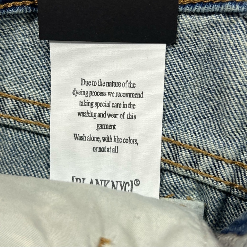 Blank NYC | Vintage Wash 70s Vibe Cowgirl High Rise Denim Shorts Jorts | 24 - Picture 11 of 12